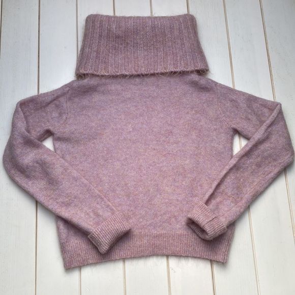 Acne Pink Cowl Neck Sweater - Picture 8 of 10